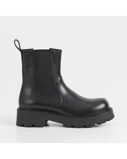 Vagabond Shoemakers Cosmo 2.0 Leather Ankle Chelsea Boots in Black | Lyst