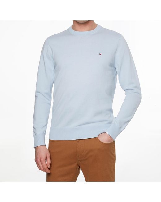 Tommy Hilfiger Cotton 1985 Crew Neck Sweater in Blue for Men | Lyst