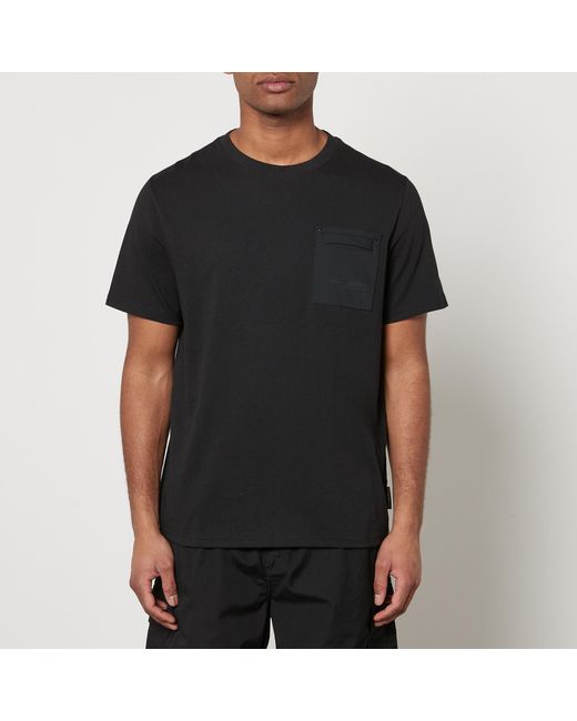 Moose Knuckles Black Dalon Cotton-jersey T-shirt for men