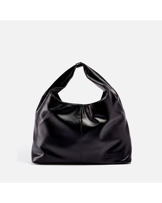 House Of Sunny Black The Big Sling Faux Leather Bag