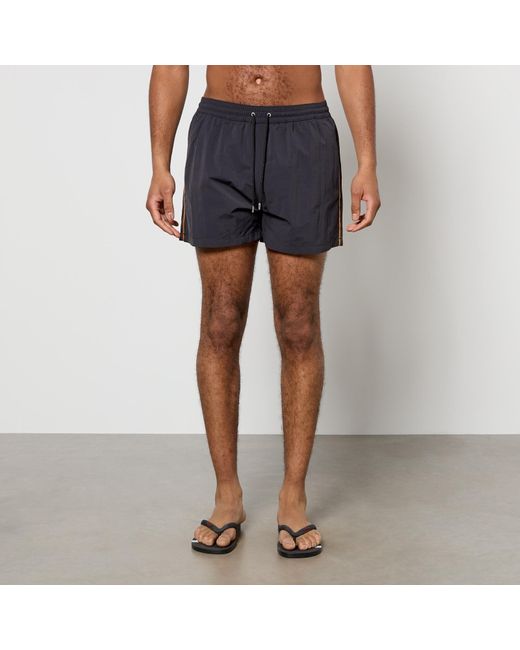 Paul Smith Stripe Recycled Shell Swimming Shorts in Blue für Herren