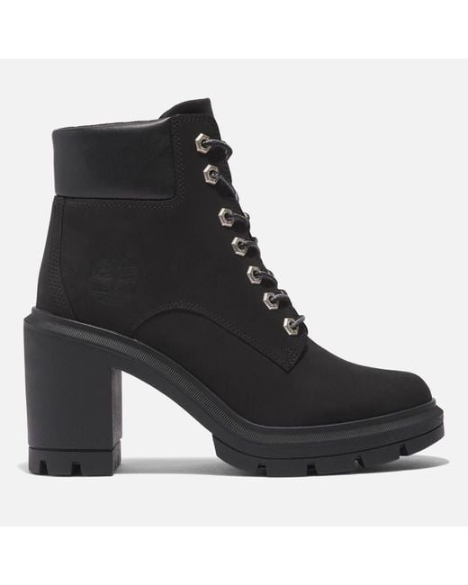 Timberland Black Allington Heights Leather Boots