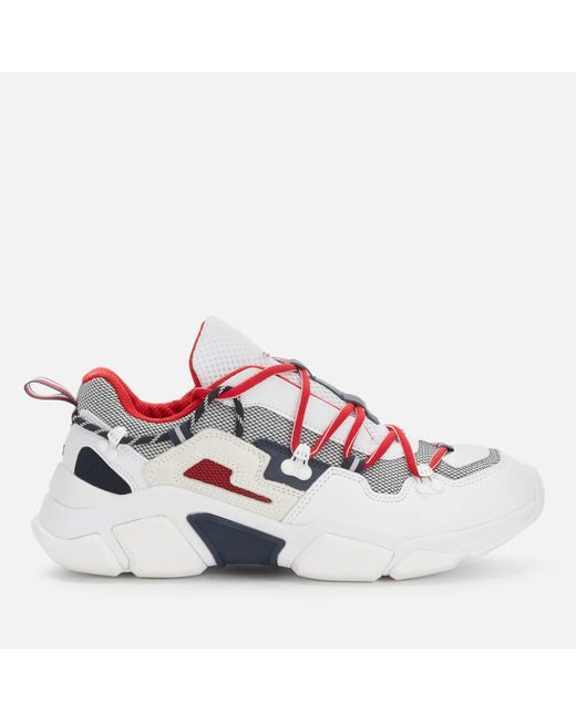 Werkloos textuur Fluisteren Tommy Hilfiger City Voyager Chunky Trainers in White for Men | Lyst Canada