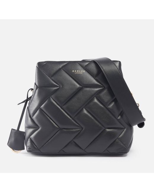 Radley Duke Place Quilted Leather Crossbody Bag in Gray Lyst