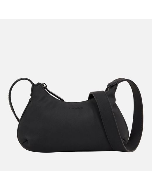Calvin Klein Black Soft Faux Leather Bag
