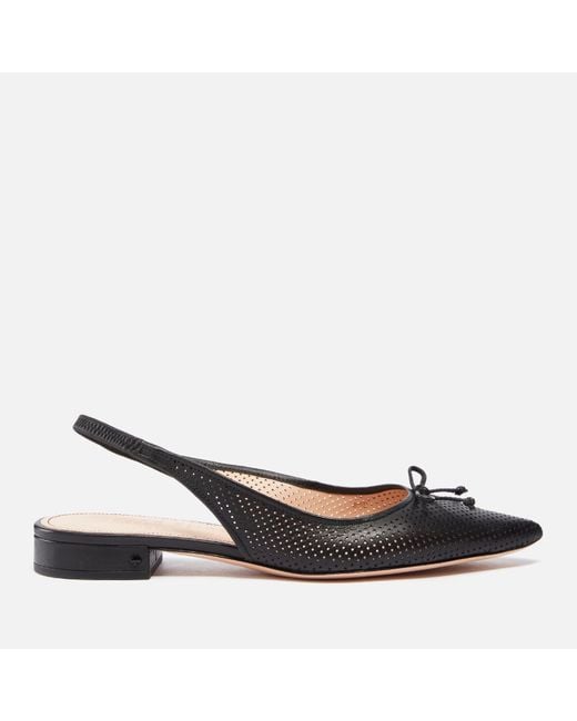 Kate Spade Black Veronica Leather Sling-Back Shoes