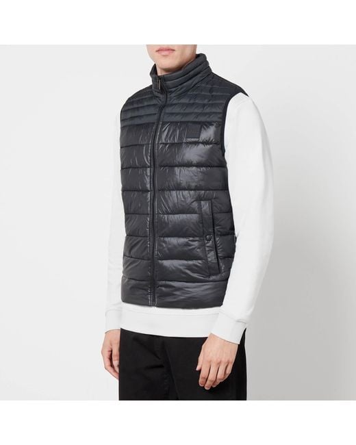Boss Blue Odeno Quilted Shell Gilet for men