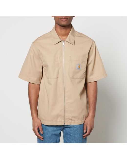 Carhartt Natural Sandler Cotton-blend Twill Shirt for men