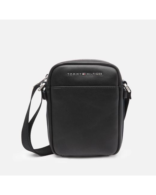 Tommy Hilfiger City Mini Reporter Bag in Black for Men | Lyst