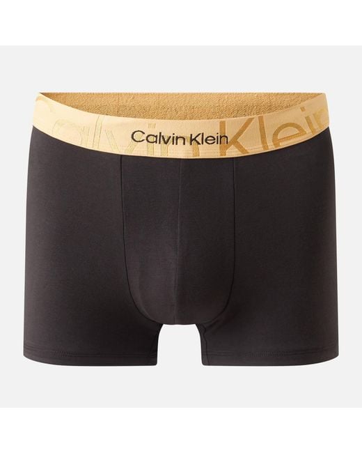Calvin Klein Cotton-blend Boxer Briefs in Black for Men | Lyst