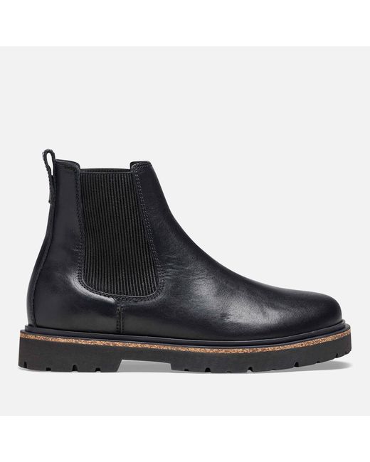 Birkenstock Black Gripwalk Slim Fit Leather Chelsea Boots