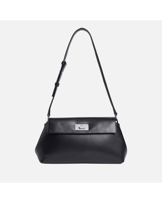 Calvin Klein Black Ck Push Shoulder Bag