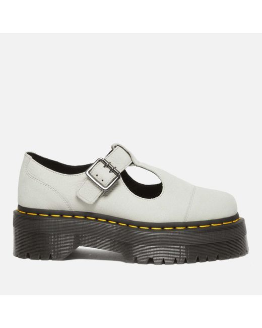 Dr. Martens Green Bethan Leather Mary-Jane Shoes