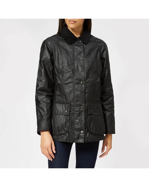 barbour beadnell wax jacket womens