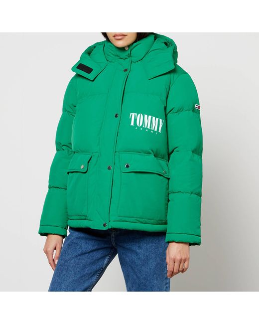 Tommy Hilfiger Green Fashion Puffer Jacket