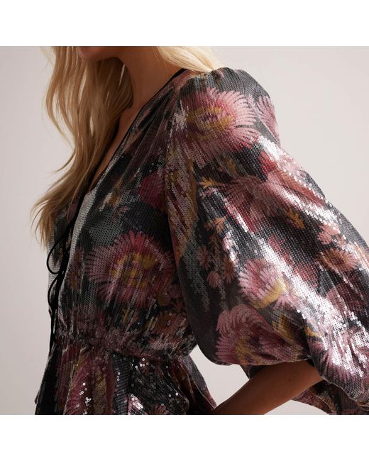 ted baker sequin top