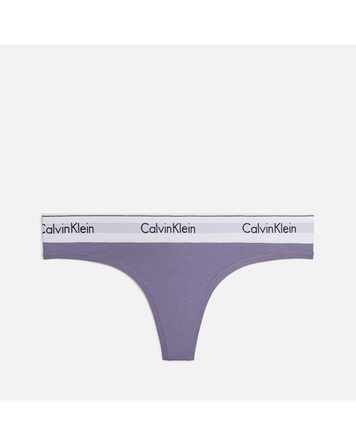 Calvin Klein Purple Thongs