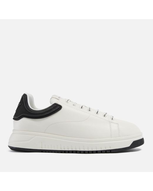 Emporio Armani Chunky Leather Trainers 