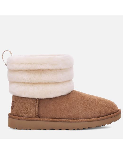 fluff mini quilted uggs