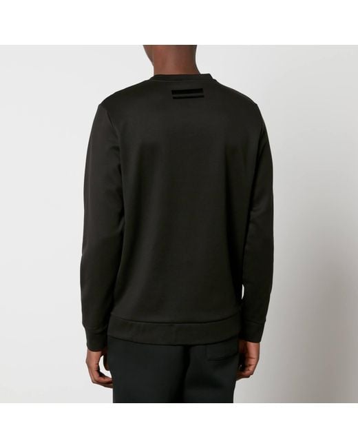 Boss Black Salbo Mirror Textured Cotton-Jersey Sweatshirt for men