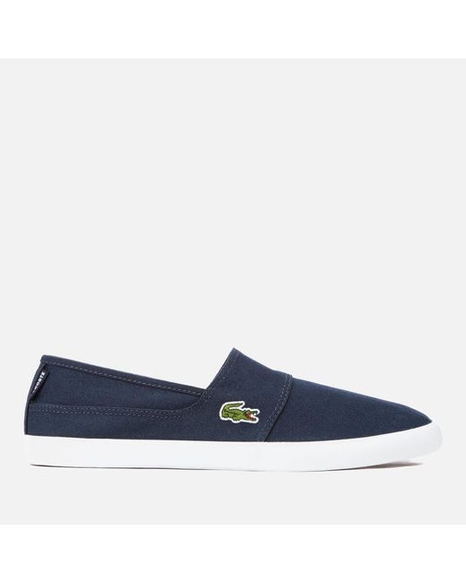 Lacoste Marice Bl 2 Canvas Slip-on Pumps in Navy (Blue) for Men - Save ...
