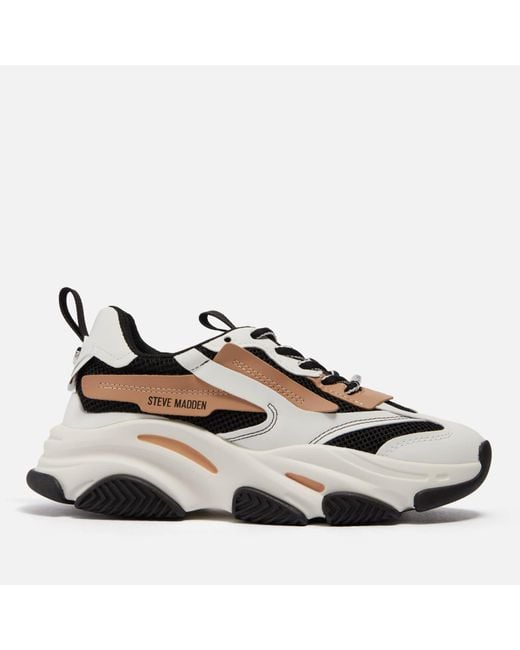 Steve Madden White Possession Chunky Dad Casual And Fashion Sneakers