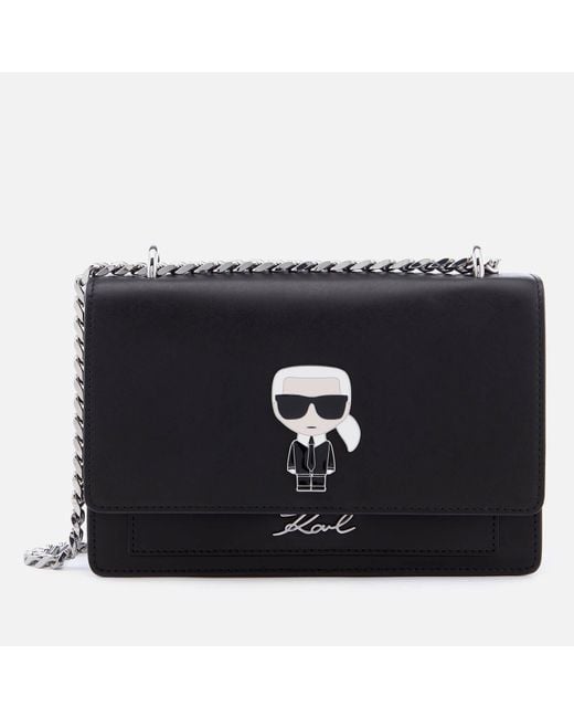 Karl Lagerfeld Multicolor K/ikonik Metal Lock Shoulder Bag