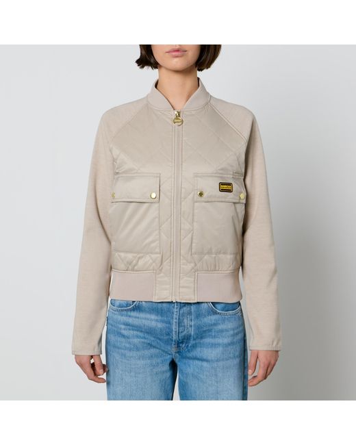 Barbour Gray Wilson Quilted Nylon Jacket