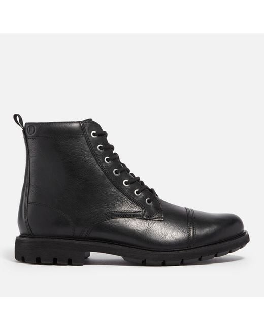 Clarks Batcombe Cap Leather Boots in Black für Herren