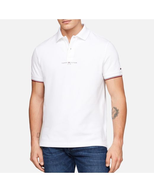 Tommy Hilfiger White Organic Cotton-blend Polo Shirt for men