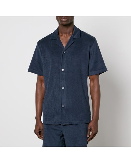 Paul Smith Blue Ps Cotton-Blend Terry Shirt for men
