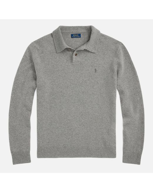 Polo Ralph Lauren Gray Wool Cashmere Jersey Jumper for men