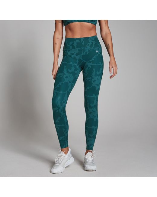 Mp Blue Teo Abstract Leggings