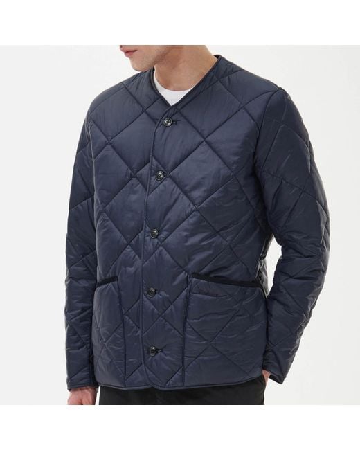 Barbour Blue Liddesdale Quilted Shell Jacket for men