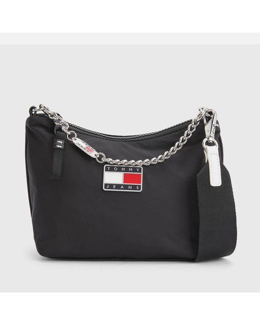 Tommy Hilfiger Summer Nylon Shoulder Bag in Black Lyst UK