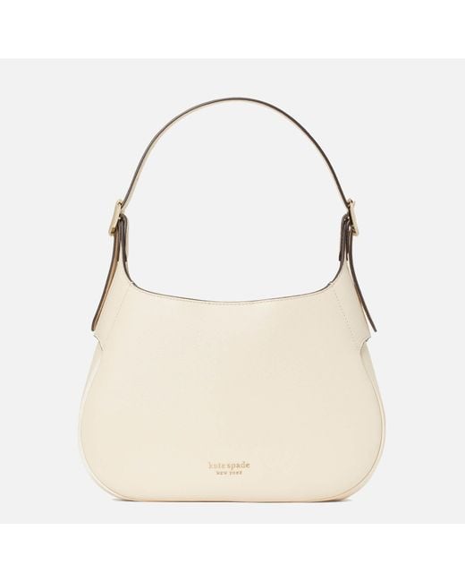 Kate Spade Penny Pebbled Small Hobo Bag in White | Lyst Canada