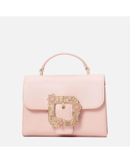 Kate Spade Pink Lovitt Buckled Small Top Handle Bag