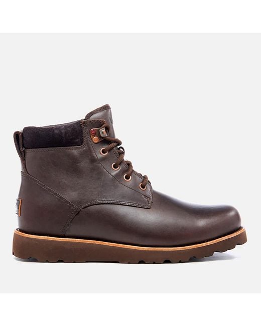 Ugg Brown Seton Tl Waterproof Leather Boots for men