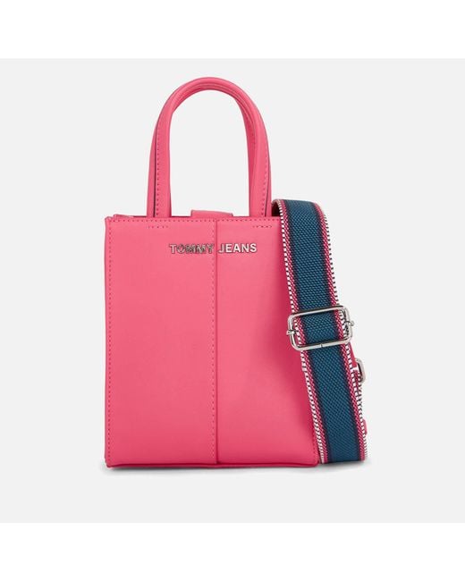 Tommy Hilfiger Pink Femme Faux Leather Cross-body Bag