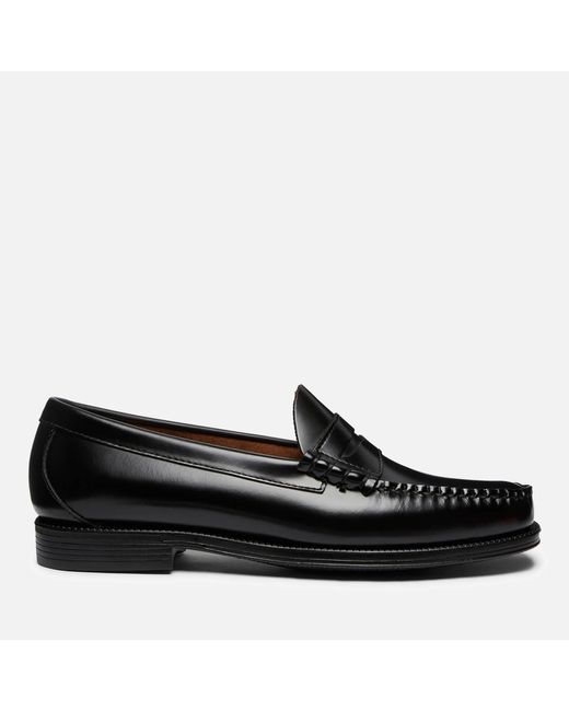 G.H.BASS Black G.h.bass Weejun Ii Larson Moc Leather Penny Loafers for men