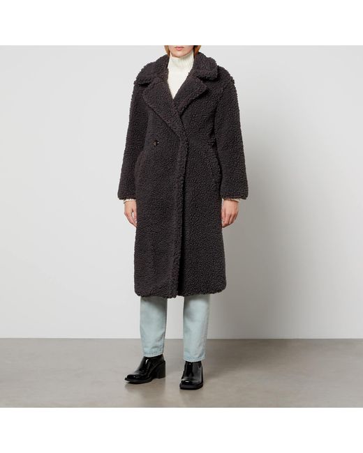 Ugg Black ® Gertrude Long Teddy Coat