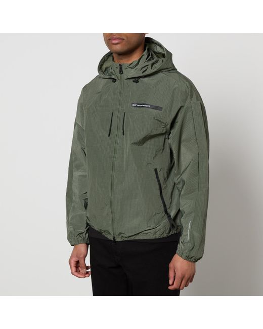 EA7 Green Athletic Ripstop Jacket for men