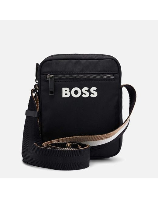 Boss Black Catch Zip Cross Body Bag for men