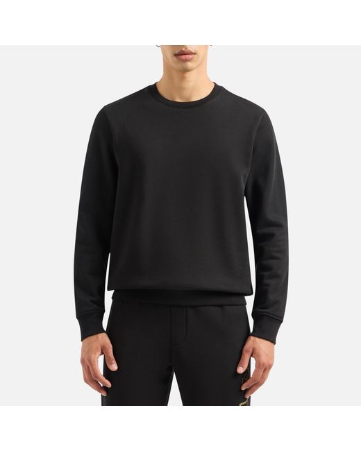 Armani Exchange Black Cny Cotton Sweatshirt for men