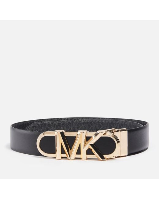 Michael Kors Black Reversible Leather Belt