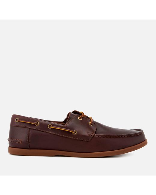 Clarks Morven Sail Leather Boat Shoes in Tan (Brown) for Men | Lyst  Australia