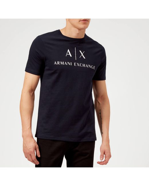 armani exchange t shirt blue