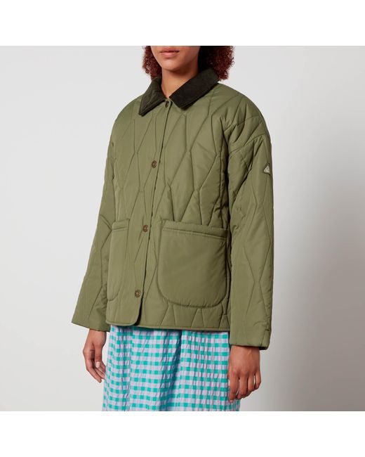 Barbour Green Delphinium Quilted Jacket