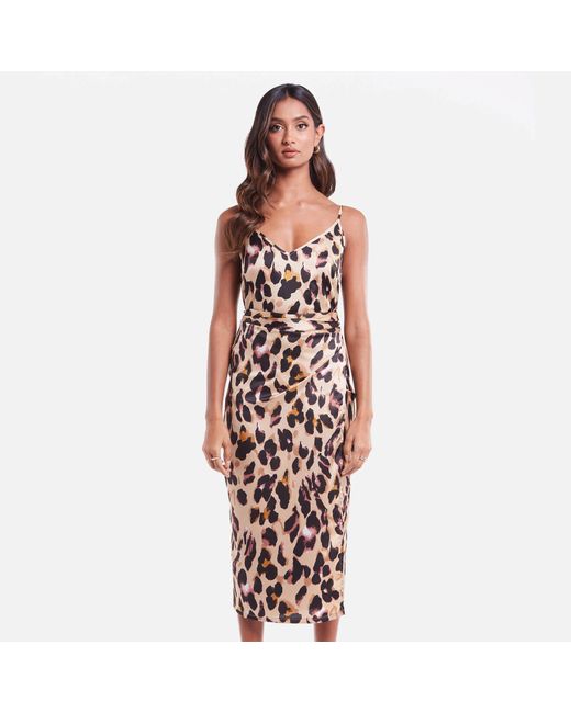 Never Fully Dressed Brown Leopard Jaspre Skirt | Lyst Canada