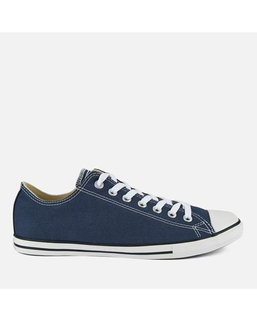 Converse Men's Chuck Taylor All Star Lean Ox Trainers in Blue for Men | Lyst